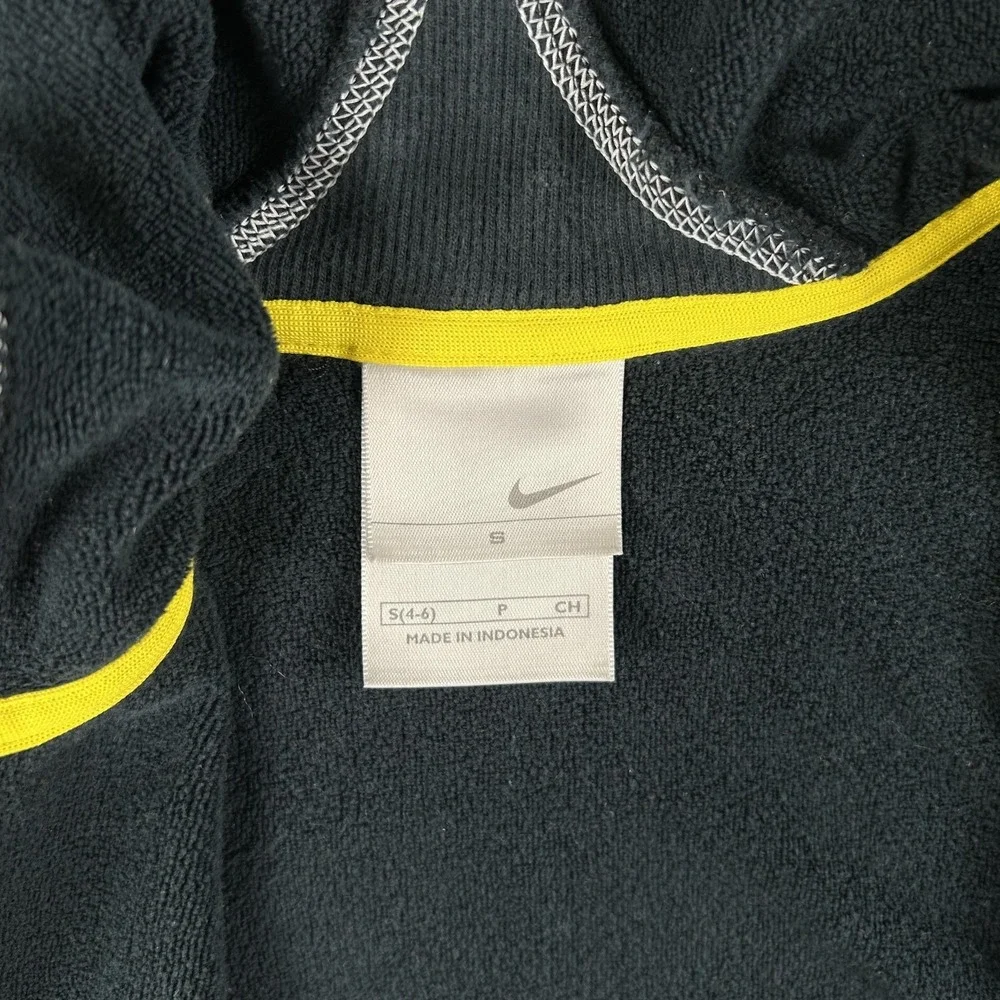 Vintage Nike‎ Hoodie Womens Small Full Zip Contrast Stitching Y2K 90s Silver Tag
